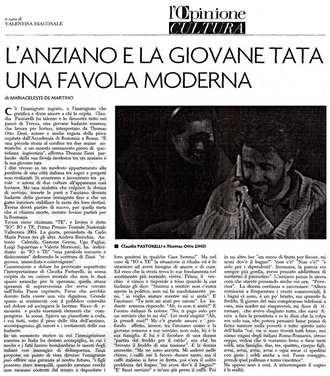l'opinione